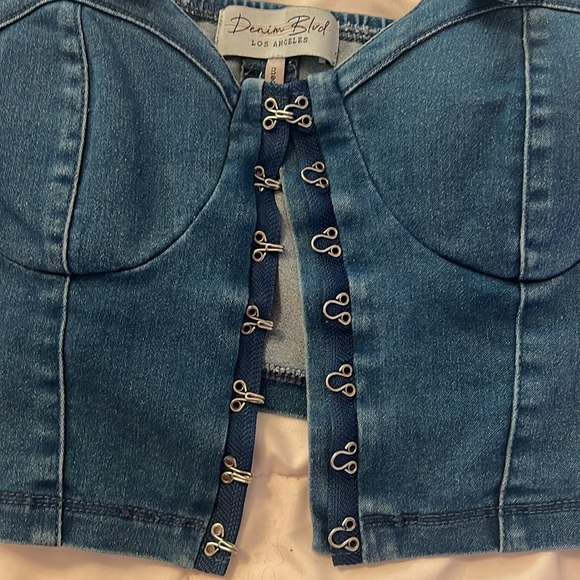 Blouse jeans style - Picture 2 of 4